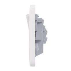 Schneider Electric Lisse 13A 1-Gang DP Switched Plug Socket White -Sockets Sales Store 1342J A2