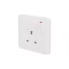 Schneider Electric Lisse 13A 1-Gang DP Switched Plug Socket White -Sockets Sales Store 1342J P