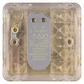 Schneider Electric Lisse Deco 1-Gang 1-Way Dimmer Switch Satin Brass 6 Schneider Electric Lisse Deco 1-Gang 1-Way Dimmer Switch Satin Brass - Image 4