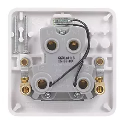 Schneider Electric Lisse 50A 1-Gang DP Cooker Switch White with LED -Sockets Sales Store 1658J A3