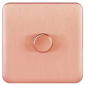 Schneider Electric Lisse Deco 1-Gang 2-Way LED Dimmer Switch Copper 4 Schneider Electric Lisse Deco 1-Gang 2-Way LED Dimmer Switch Copper - Image 2