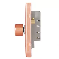 Schneider Electric Lisse Deco 1-Gang 2-Way LED Dimmer Switch Copper 8 Schneider Electric Lisse Deco 1-Gang 2-Way LED Dimmer Switch Copper -Sockets Sales Store 205HX A2