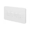 Schneider Electric Lisse 10AX 4-Gang 2-Way 10AX Light Switch White -Sockets Sales Store 2352J P