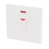 Schneider Electric Ultimate Slimline 20A 1-Gang DP Control Switch White with Neon -Sockets Sales Store 2387J P