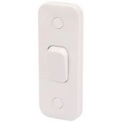 Schneider Electric Lisse 10AX 1-Gang 2-Way Retractive Architrave Switch White