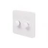 Schneider Electric Lisse 2-Gang 2-Way Dimmer Switch White -Sockets Sales Store 2648J P
