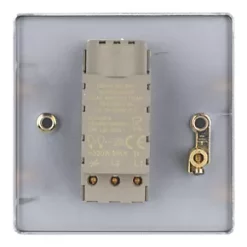 Schneider Electric Ultimate Low Profile 1-Gang 2-Way Dimmer Switch Brushed Chrome -Sockets Sales Store 2658J A3