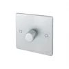 Schneider Electric Ultimate Low Profile 1-Gang 2-Way Dimmer Switch Brushed Chrome -Sockets Sales Store 2658J P