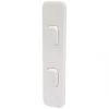 Schneider Electric Lisse 10AX 2-Gang 2-Way Rocker Switch White -Sockets Sales Store 2669X P