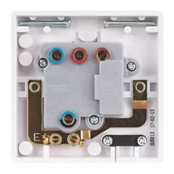 Schneider Electric Ultimate Slimline 13A Switched Fused Spur White -Sockets Sales Store 3211J A2