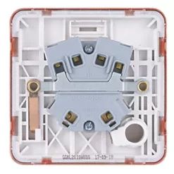 Schneider Electric Lisse Deco 20A 1-Gang DP Control Switch Copper with White Inserts -Sockets Sales Store 342HX A3