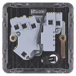 Schneider Electric Lisse Deco 13A Switched Fused Spur with LED Mocha Bronze with Black Inserts -Sockets Sales Store 355FF A3