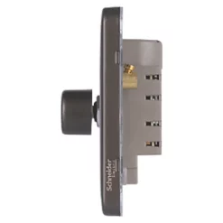 Schneider Electric Lisse Deco 3-Gang 2-Way Dimmer Switch Mocha Bronze -Sockets Sales Store 357FF A2