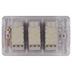 Schneider Electric Lisse Deco 3-Gang 2-Way Dimmer Switch Mocha Bronze -Sockets Sales Store 357FF A3