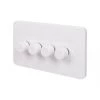 Schneider Electric Lisse 4-Gang 2-Way Dimmer Switch White 1 Schneider Electric Lisse 4-Gang 2-Way Dimmer Switch White -Sockets Sales Store 3598J P