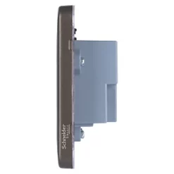 Schneider Electric Lisse Deco 3.1A 2-Outlet Type A USB Socket Mocha Bronze with Black Inserts -Sockets Sales Store 427FF A2