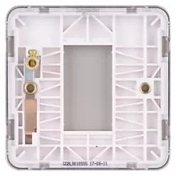 Schneider Electric Lisse Deco 1-Gang Blanking Plate Brushed Stainless Steel -Sockets Sales Store 436FF A3