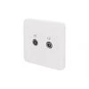 Schneider Electric Lisse 1-Gang Duplex Multimedia Socket White -Sockets Sales Store 4449J P
