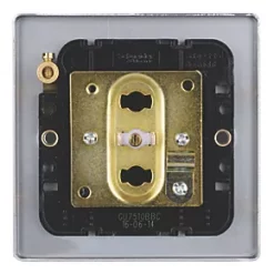 Schneider Electric Ultimate Low Profile Coaxial TV / FM Socket Brushed Chrome with Black Inserts 9 Schneider Electric Ultimate Low Profile Coaxial TV / FM Socket Brushed Chrome with Black Inserts -Sockets Sales Store 4932J A3