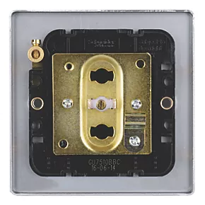 Schneider Electric Ultimate Low Profile Coaxial TV / FM Socket Brushed Chrome with Black Inserts 6 Schneider Electric Ultimate Low Profile Coaxial TV / FM Socket Brushed Chrome with Black Inserts - Image 4