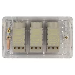 Schneider Electric Lisse Deco 3-Gang 2-Way Dimmer Switch Polished Chrome -Sockets Sales Store 500FF A3