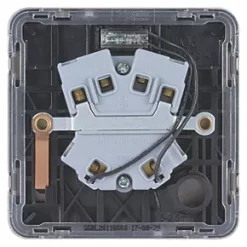 Schneider Electric Lisse Deco 20AX 1-Gang DP Control Switch Brushed Stainless Steel with LED with Black Inserts -Sockets Sales Store 505FF A3