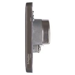 Schneider Electric Lisse Deco 1-Gang Duplex Multimedia Socket Mocha Bronze with Black Inserts -Sockets Sales Store 507FF A2