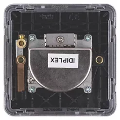 Schneider Electric Lisse Deco 1-Gang Duplex Multimedia Socket Mocha Bronze with Black Inserts -Sockets Sales Store 507FF A3