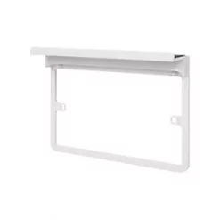 Schneider Electric Lisse 2-Gang Frame Surround Shelf White