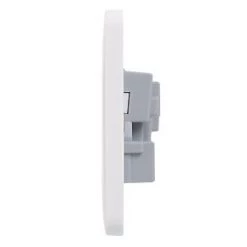 Schneider Electric Lisse 13A 2-Gang Unswitched Plug Socket White -Sockets Sales Store 5422J A2