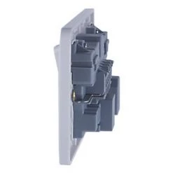 Schneider Electric Lisse 2.1A 2-Gang SP Switched Socket + 2.1A 2-Outlet Type A USB Charger White -Sockets Sales Store 5429J A2