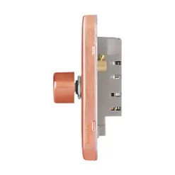 Schneider Electric Lisse Deco 4-Gang 2-Way Dimmer Switch Copper -Sockets Sales Store 554HX A2