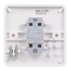Schneider Electric Lisse 10AX 1-Gang 2-Way Retractive Switch White -Sockets Sales Store 5729J A2