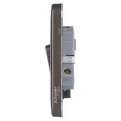 Schneider Electric Lisse Deco 20AX 1-Gang DP Control Switch Mocha Bronze with Black Inserts -Sockets Sales Store 581FF A2