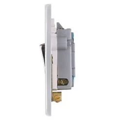 Schneider Electric Ultimate Low Profile 13A Switched Fused Spur Polished Chrome with White Inserts 7 Schneider Electric Ultimate Low Profile 13A Switched Fused Spur Polished Chrome with White Inserts -Sockets Sales Store 5868J A2