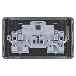 Schneider Electric Lisse Deco 13A 2-Gang SP Switched Plug Socket Mocha Bronze with Black Inserts 9 Schneider Electric Lisse Deco 13A 2-Gang SP Switched Plug Socket Mocha Bronze with Black Inserts -Sockets Sales Store 594FF A3