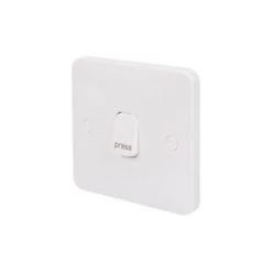 Schneider Electric Lisse 10AX 1-Gang 1-Way "Press" Retractive Switch White