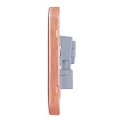 Schneider Electric Lisse Deco 13A 2-Gang Unswitched Socket Copper with White Inserts -Sockets Sales Store 628HX A2