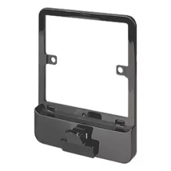 Schneider Electric Lisse Deco 1-Gang Switch Surround with Clip Black