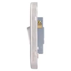 Schneider Electric Lisse Deco 10AX 4-Gang 2-Way Light Switch Brushed Stainless Steel with White Inserts -Sockets Sales Store 660FF A2