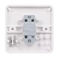 Schneider Electric Lisse 10AX 1-Gang 1-Way 10AX Light Switch White -Sockets Sales Store 6762J A2