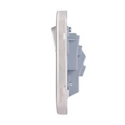 Schneider Electric Lisse Deco 13A 1-Gang DP Switched Plug Socket Brushed Stainless Steel with White Inserts 8 Schneider Electric Lisse Deco 13A 1-Gang DP Switched Plug Socket Brushed Stainless Steel with White Inserts -Sockets Sales Store 693FF A2