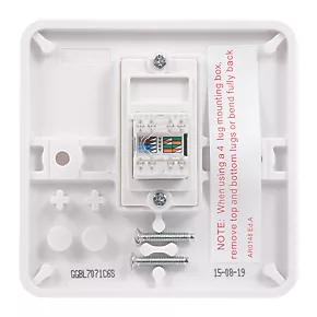 Schneider Electric Lisse RJ45 Ethernet Socket White 6 Schneider Electric Lisse RJ45 Ethernet Socket White - Image 4