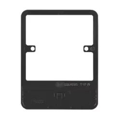 Schneider Electric Lisse Deco 1-Gang Switch Surround with Hook Black -Sockets Sales Store 728FF A3