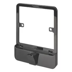 Schneider Electric Lisse Deco 1-Gang Switch Surround with Hook Black