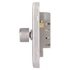 Schneider Electric Lisse Deco 4-Gang 2-Way Dimmer Switch Brushed Stainless Steel -Sockets Sales Store 767FF A2