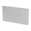 Schneider Electric Ultimate Low Profile 2-Gang Blanking Plate Brushed Chrome 2 Schneider Electric Ultimate Low Profile 2-Gang Blanking Plate Brushed Chrome -Sockets Sales Store 7698J P