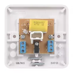 Schneider Electric Lisse Master Telephone Socket White -Sockets Sales Store 7717J A3