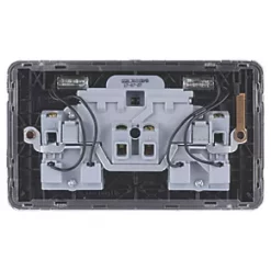 Schneider Electric Lisse Deco 13A 2-Gang DP Switched Plug Socket Mocha Bronze with LED with Black Inserts 9 Schneider Electric Lisse Deco 13A 2-Gang DP Switched Plug Socket Mocha Bronze with LED with Black Inserts -Sockets Sales Store 771FF A3