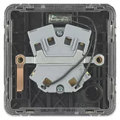 Schneider Electric Lisse Deco 20AX 1-Gang DP Control Switch Polished Chrome with LED with Black Inserts -Sockets Sales Store 785FF A3